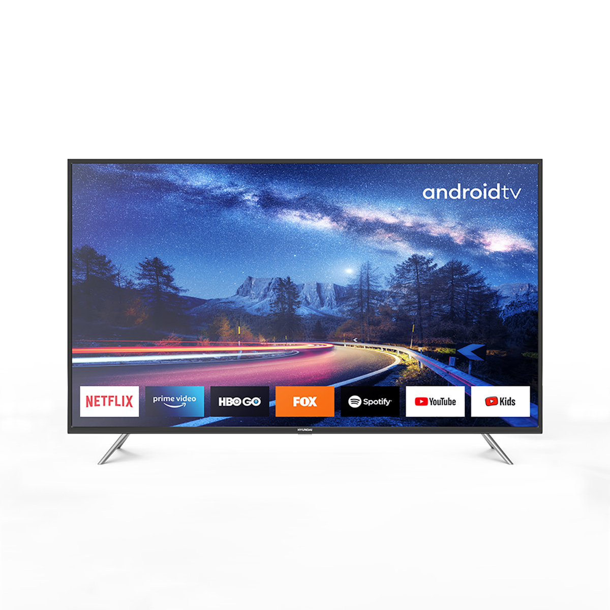 Smart TV HYUNDAI 55" UHD 4K Google Android TV Negro